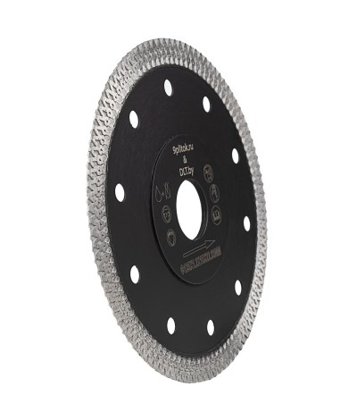 лмазный отрезной диск 9plitok&DLT (Turbo-X), 125мм